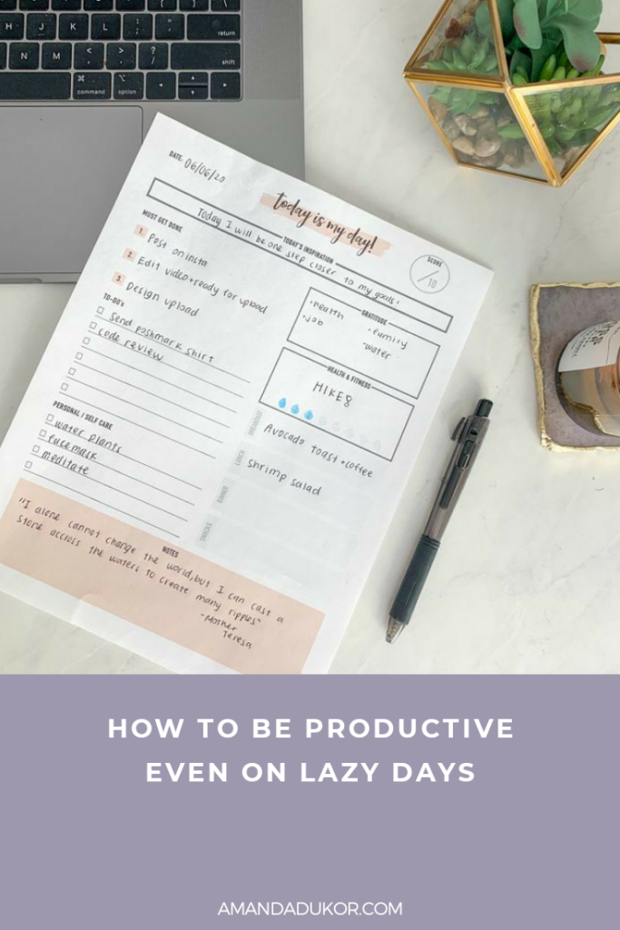 Pinterest | How to be productive 