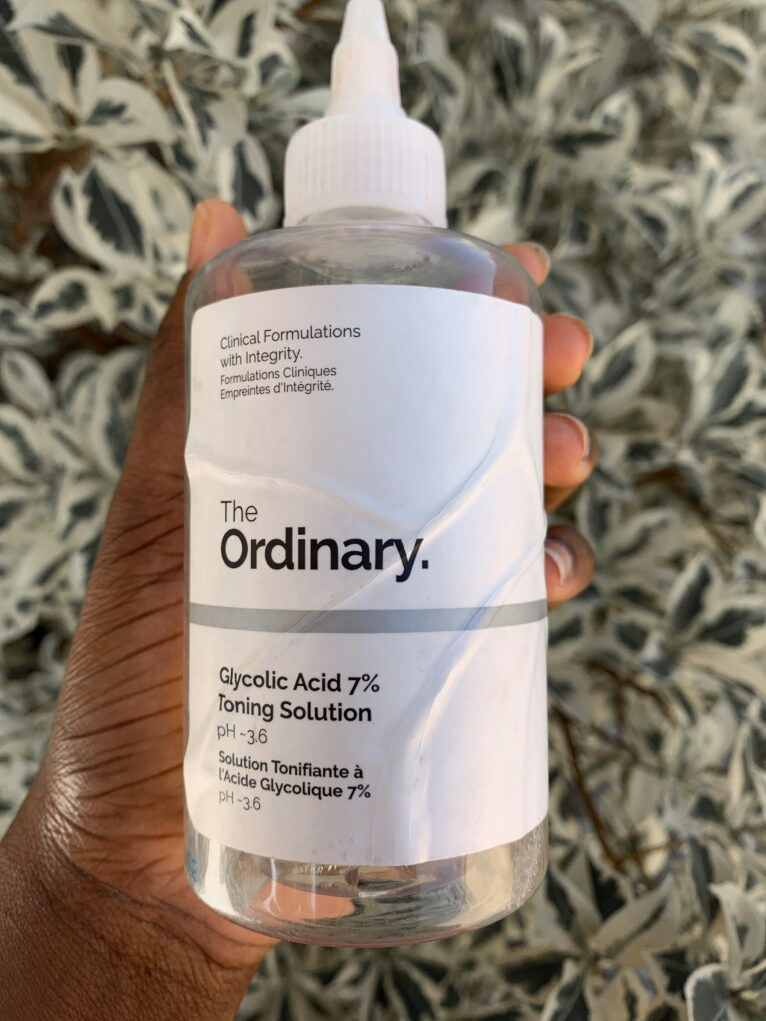 Reviewing my random skincare purchases The Ordinary Glycolic Acid 7% Toning Solution
