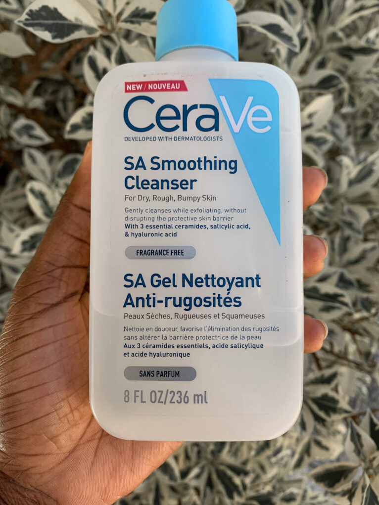 Reviewing my random skincare purchases CeraVe SA Smoothing Cleanser