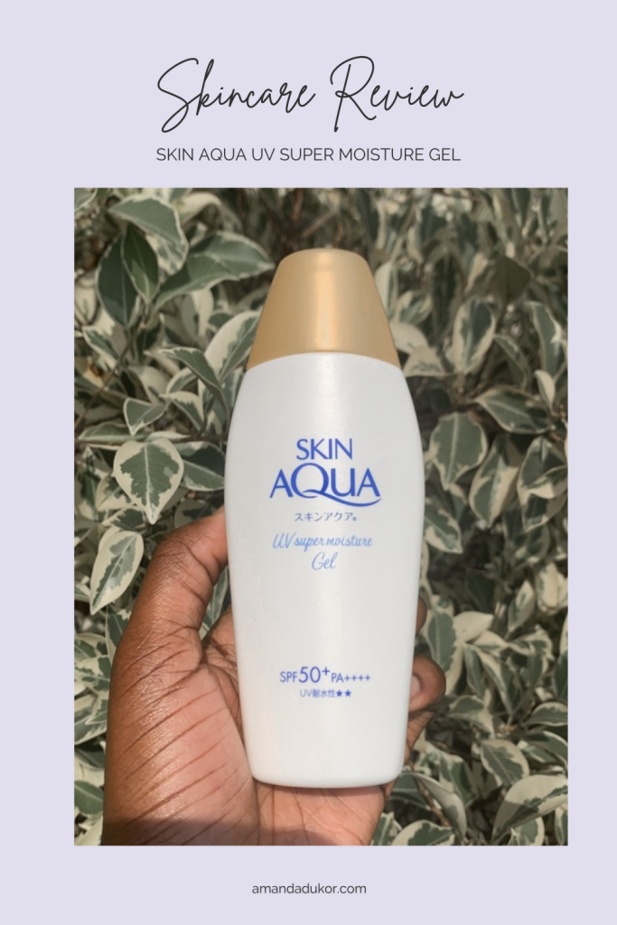 Skin Aqua UV Super Moisture Gel Review Pinterest